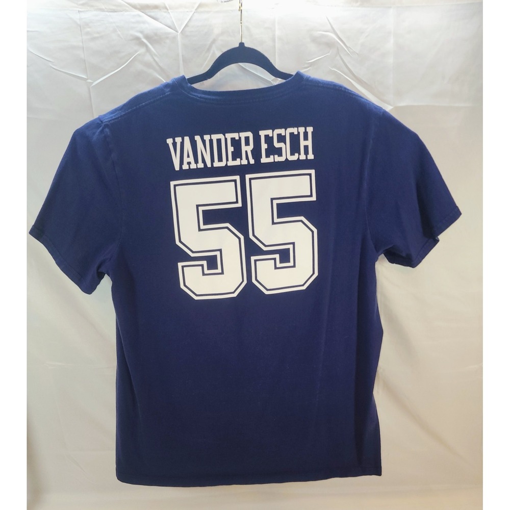 Leighton Vander Esch DALLAS COWBOYS Authentic Navy Blue T-Shirt Sz. XL